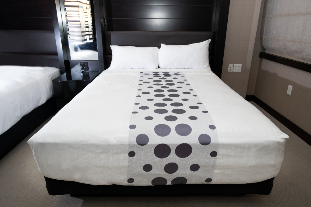 Marigold Polka Dots Top Sheet – White/Grey