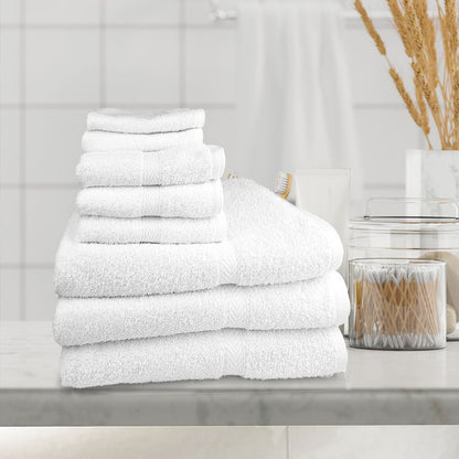 Gold Dobby Towel Collection - 13x13 Washcloths | 86% Cotton / 14% Polyester with 100% Cotton Overlock | Pack of 25 Dozen (300 Towels)