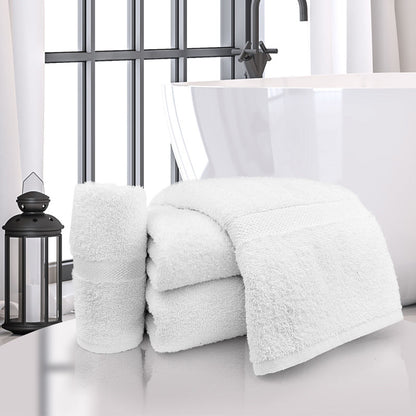 Regale Towel Collection Hand Towel - 16x30 | 100% Pure Cotton | Pack of 10 Dozen (120 Towels)