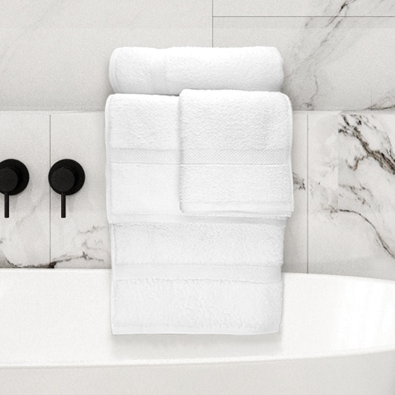 Nuvola Towel Collection - 13 x 13 Washcloth, 100% Ring Spun Cotton, Pack of 25 Dozen (300 Towels)