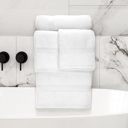 Nuvola Towel Collection - 13 x 13 Washcloth, 100% Ring Spun Cotton, Pack of 25 Dozen (300 Towels)