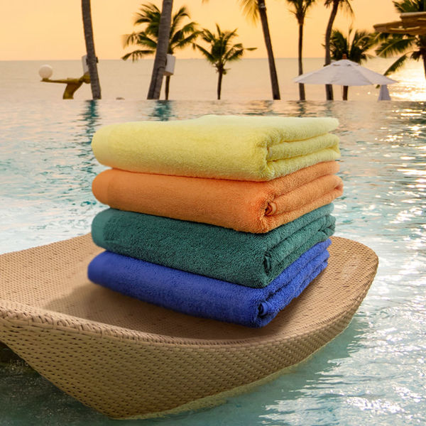 Premium Pool Towels - 32"x66" | 100% Cotton | Case of 2 Dozen (24 towels)