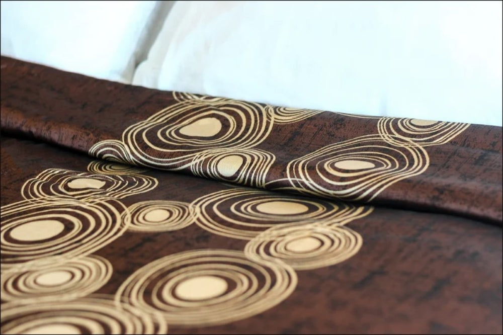 Marigold Top Sheet Curlicue – Brown/Beige