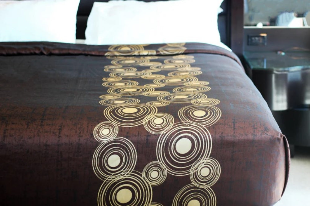 Marigold Top Sheet Curlicue – Brown/Beige