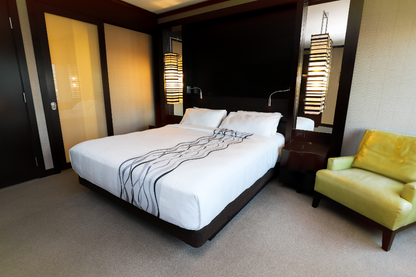 Marigold Top Sheet Ripple – White/Grey Tones