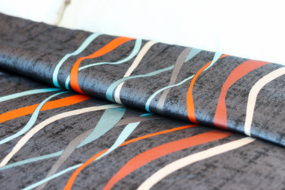 Marigold Ripple Top Sheet – Dark Grey/Colored