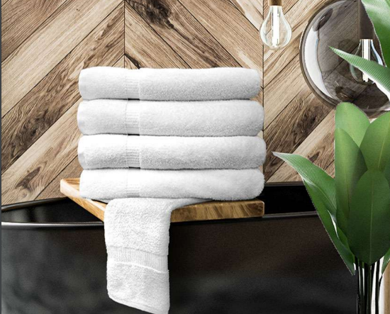 Bellezza Towel Collection – Washcloth, 13x13, 100% Ringspun Cotton, Pack of 25 DZ (300 Towels)