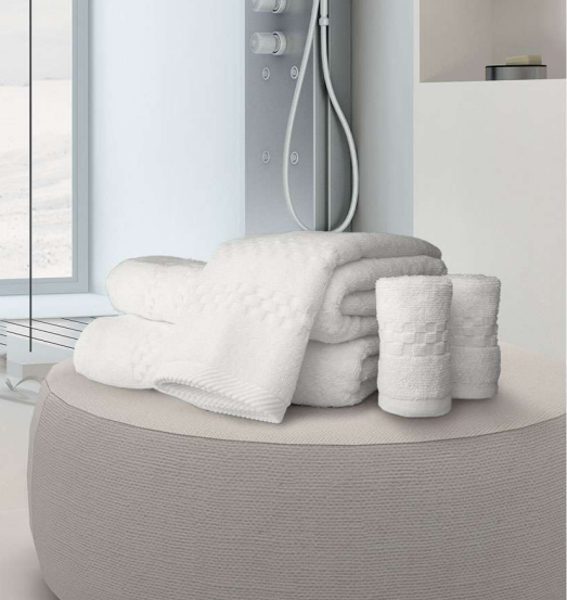 Viceroy White Pool Towels - 35x70 Inches - 100% Cotton - 22 lb - Carton Pack of 2 Dozen (24 Towels)
