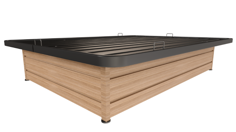 Marigold Matrix Wood Luxe Platform Bed Base