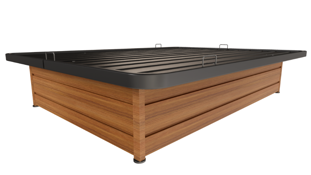 Marigold Matrix Wood Luxe Platform Bed Base