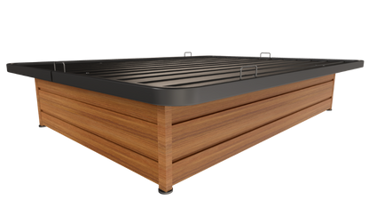 Marigold Matrix Wood Luxe Platform Bed Base