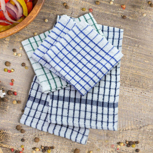 Kitchen Linen Collection - 12x12 Cotton Dishcloth (100 DZ Bale)