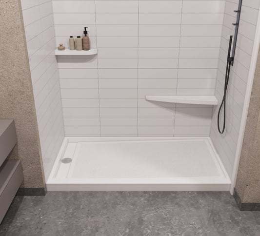 4″ Trench Drain Finish with MATTE OR GLOSSY, ANTI SLIP Shower Pans