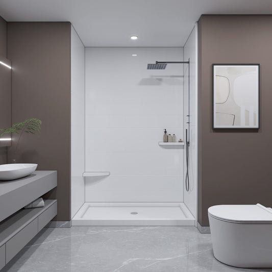 Modern 6X24 plain Glossy finish Shower Panels