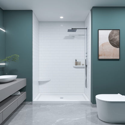 Subway 3X6 Textured Glossy finish Shower Panels