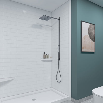 Subway 3X6 Textured Glossy finish Shower Panels