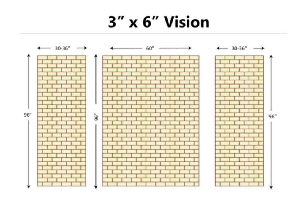 Essence 3X6 textured glossy finish Shower Panels