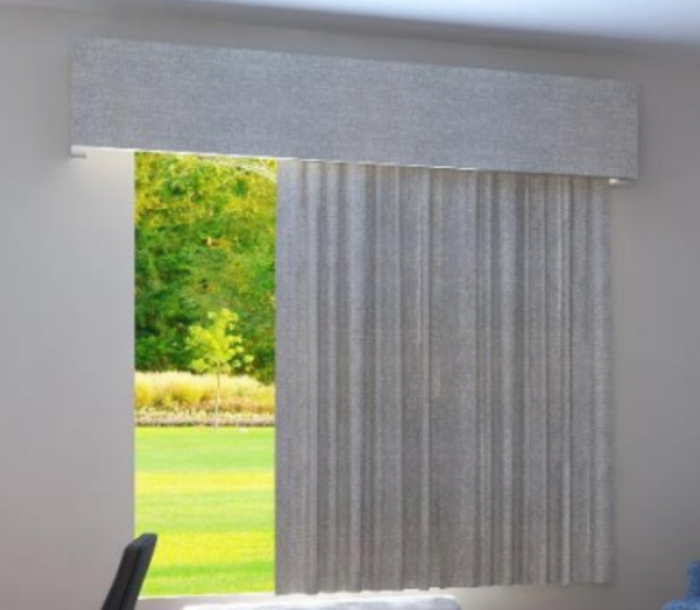 RodeWay Inn  Drapery Elegant  Soft Cornice and Blackout Econo Pattern Grain  100% Polyester