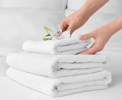 Gold Towel Collection – 35 x 66 Cotton-Blend Hand Towel with Ring spun Loops – Pack of 20 Dozen  (240 Towels)