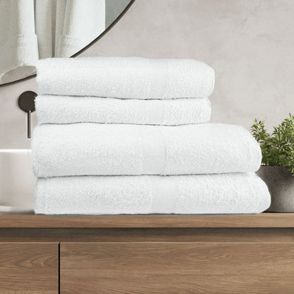 Silver Towel Collection Cotton-Blend Washcloth – 12x12 Inches, 86% Cotton / 14% Polyester, Pack of 25 Dozen (300 towels)