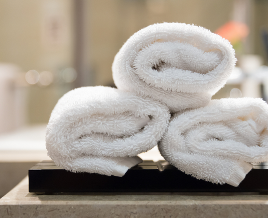 Gold Dobby Bathmat - 22x34 Cotton Blend | 9 lbs | Pack of 5 DZ  (60 Towels)