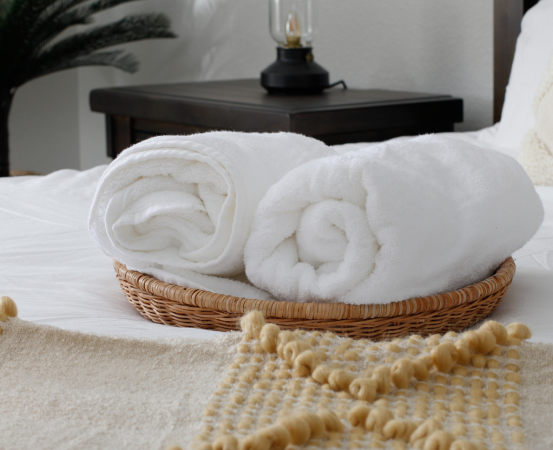 Cloud Soft 100% Cotton Dobby Bath Towels – 25x50 inches, 60 Pack (5 DZ)